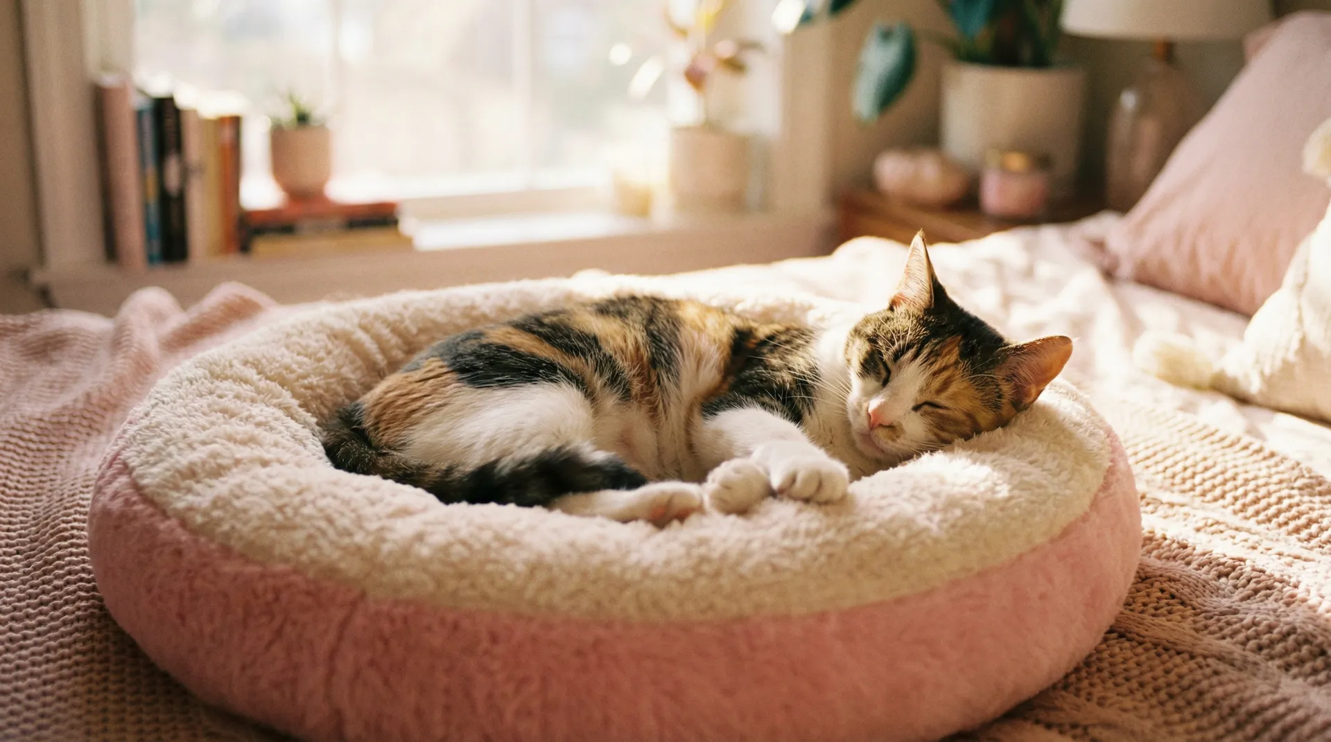 三花猫安静入睡 - 偷来的人生